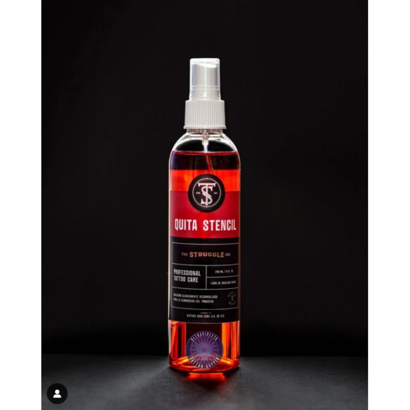 Struggle Quita Borra Esténcil Devil Red Line Tattoo 30ml