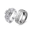 TWO RINGS Wedding Ring Sets His And Hers Promise Ring