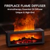 YALEDI Essential Oil Diffuser, 7 Colors Fireplace Flame Fire Oil