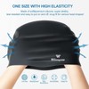 2 Pack Silicone Swim Cap for Men Women, Unisex Adult