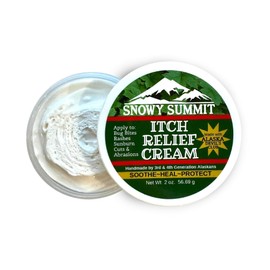 Snowy Summit Devil's Club Itch Relief Cream - Natural, Handmade Soothing Anti Itch Cream for Bug Bites & Skin Irritations - Itch Cream Made in USA by 3rd-4th Generation Alaskans - 2 oz