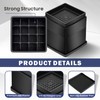 MixDora Bed Risers 2, 3 Inch Square Stackable Furniture Risers