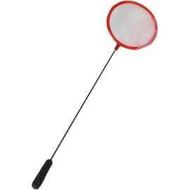 Red Aquarium Fish Net 3 Inches Fine Mesh Skimmer for Small Fish for Tank Catching Cleaning Net with 9 Inches Long Handle Aquarium Accessories Net Fine Mesh Cleaning Small