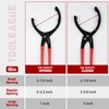 TOOLEAGUE 16" Large Oil Filter Pliers, Adjustable Oil Filter Wrench