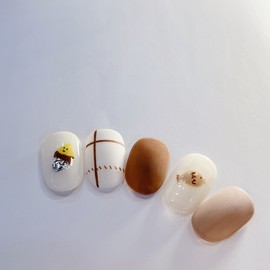 Winter nails just the way I want Handmade nail tips  - Oval / 내맘대로 겨울네일수제네일팁  - 오벌