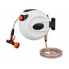 SucceBuy Retractable Garden Hose Reel 180° Swivel Bracket Wall-Mounted with