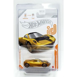 Hot Wheels Pagani Huayra ID Car (dorado), se envía en estuche protector