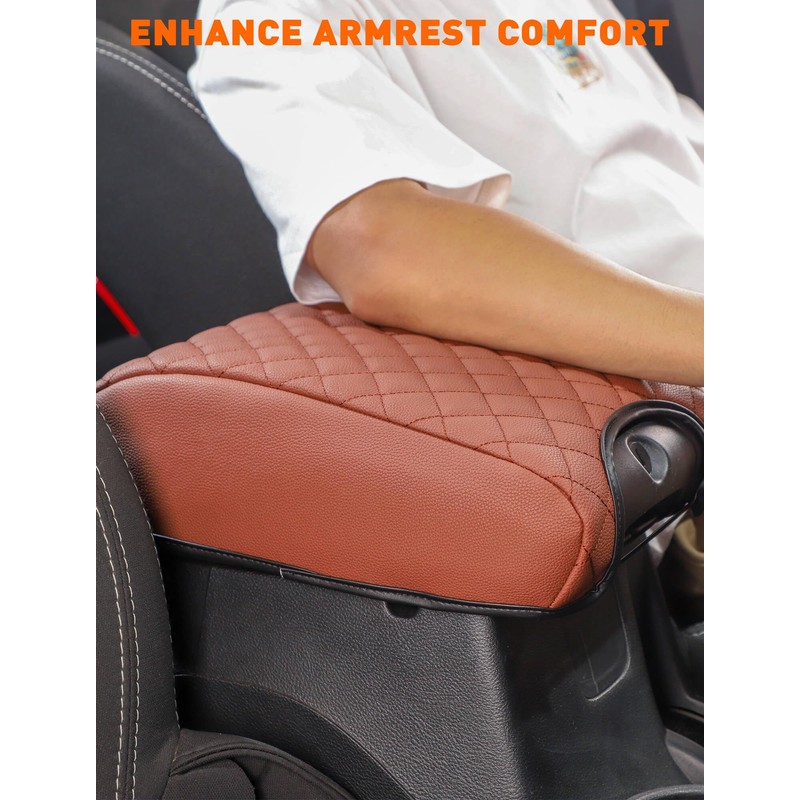 Savadicar Center Console Cover Compatible with 2011-2018 Jeep Wrangler JK