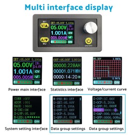 ALL IN RED BOX Variable Voltage Regulator DC CNC Adjustable Regulated Power Supply Buck Boost Converter DC 36V 5A 80W