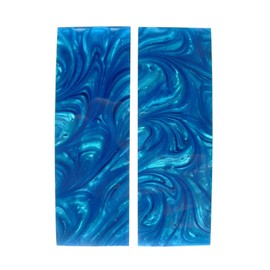 Sapphire Blue Pearl Knife Scale Sets