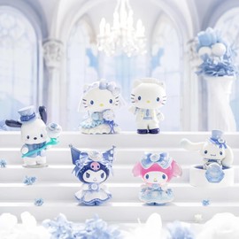 TOP TOY Sanrio Romantic Wedding Series (1 Piece), Blind Box Figure, Vinyl Figure, PVC, Present, Birthday Toy, Romantic Evening, Chromi, My Melo, Kitty Character