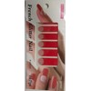 Beauty Nailer Nail Sticker French Glitter Nail Garnet