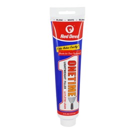 Red Devil 0545 ONETIME Lightweight Spackling, 6 Oz. Squeeze Tube, Made in USA