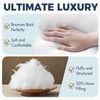 MIULEE 12x20 Pillow Inserts, Fluffy Down Alternative Filling Pack of