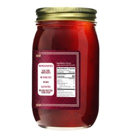 Green Jay Gourmet Cherry Butter - All-Natural, Gluten-Free Fruit Spread - Cherry Spread w/Vanilla & Spices - Gourmet Fruit Butter - No Corn Syrup, Preservatives or Trans-Fats - 2 x 19 Ounces