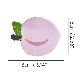 Novelty Big Peach Hair Clip,Acetate Hair Claw,Big Hair Clips for Women,Pink