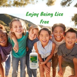 Lice Shampoo | Helps Eliminate Lice, Super Lice & Nits | Repels & Prevents | Pesticide Free | 100% Natural | Tea Tree + Coconut Oil | Best Value | Smells Great.