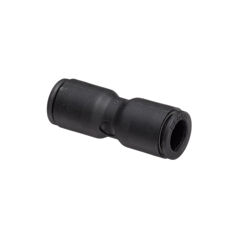 Legris 3106 06 00 Nylon Push-to-Connect Fitting, Inline Union, 6