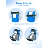 SeatSleeper Travel Pillow Alternative Stops Bobbing | Airplane Head Straps
