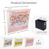 Y YOMA 6 Pack Decorative Hanging File Folders Letter Size