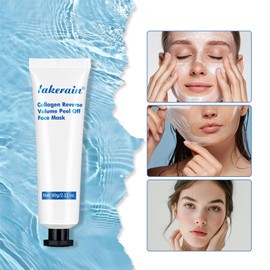 Collagen Wrapping Peel Off Facial Mask, Elasticity & Hydration Care,Hydrolyzed Collagen for Glowing Skin- Tight Skin, Reduce Sagging & Dullness