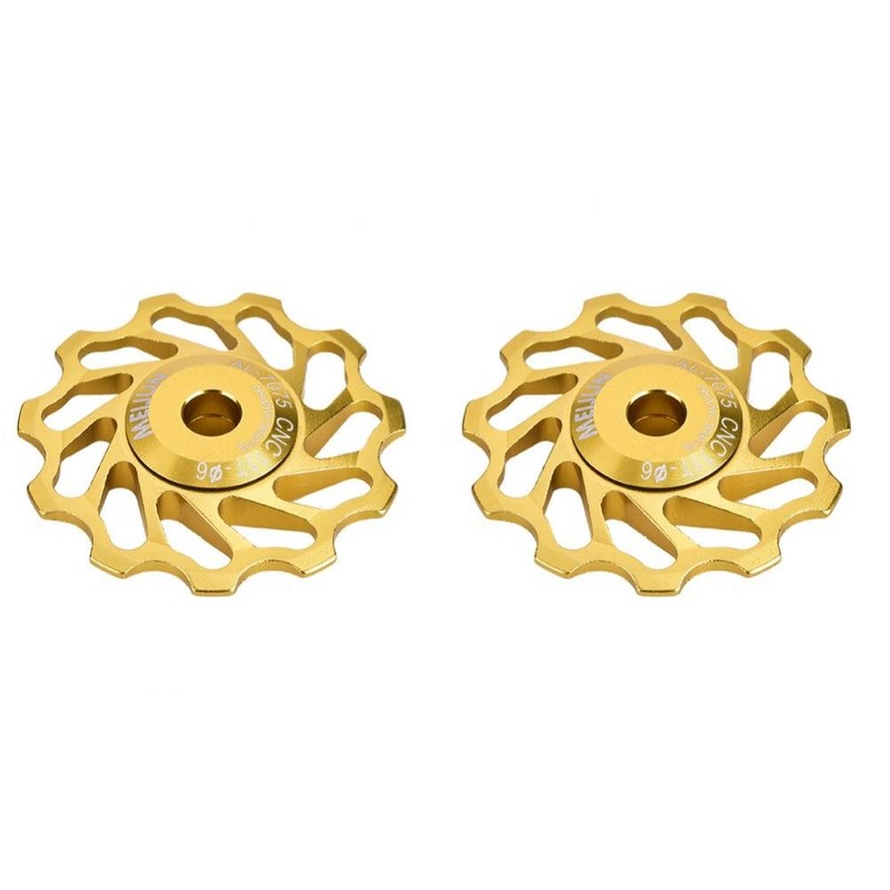 Dilwe Rear Derailleur Pulley, 1 Pair Ceramic Bearings Jockey Wheel