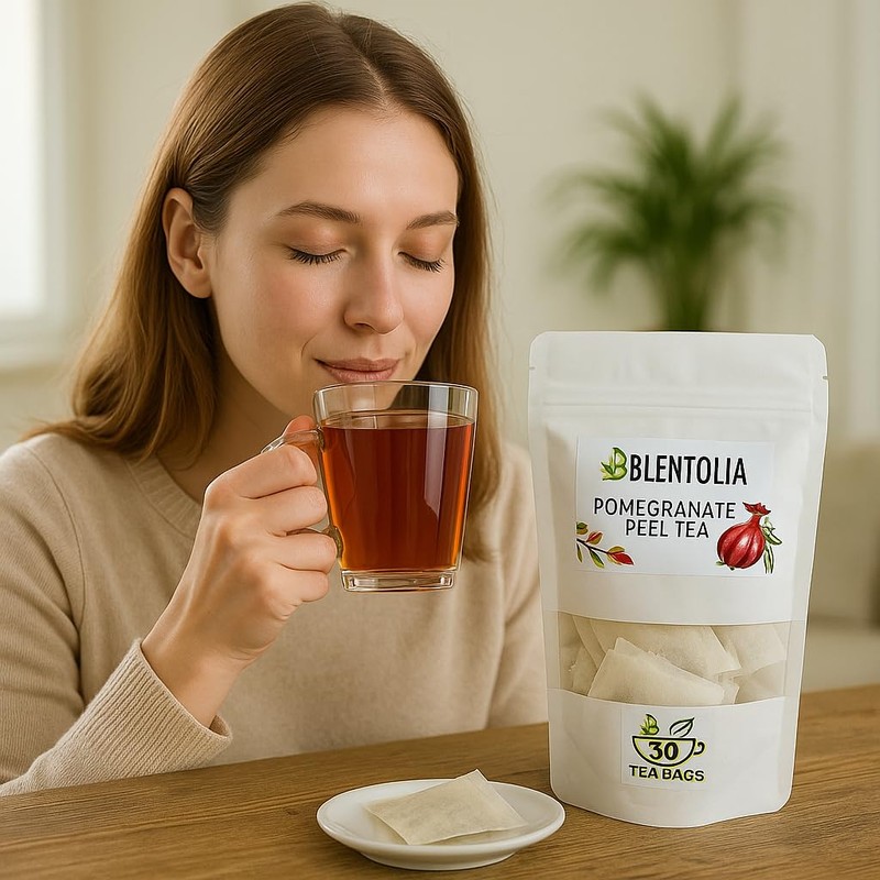 Blentolia Pomegranate Peel Tea – 100% Natural Herbal Tea Bags