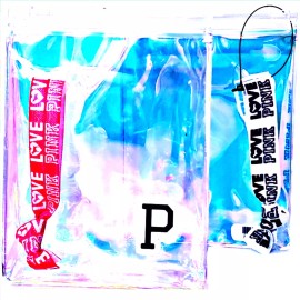 PINK VS PINK LIP GLOSS HOLDER Travel CASE Only! *1 Iridescence Monogram Gloss Goals  - Iridescent Monogram