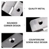 Pack of 6 Flush Mounting Brackets Made of Stainless Steel