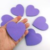 Saktopdeco 6 Pads Purple Heart Sticky Notes Fun Pastel Sticky