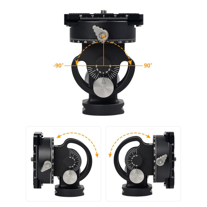 VH-10 Panoramic Watching Photography Head for Telephoto Video Shooting Tripod
