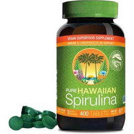 Chlorella Skin Nutrex Hawaiian Spirulina |Kona Hawaii Grown Superfood (60 Count Gummies), 400 Count (Pack of 1), 1 Count / 클로렐라 피부 뉴트렉스 하와이 스피룰리나 | 코나 하와이에서 재배 슈퍼푸드 (60 카운트 구미), 400 Count (Pack of 1), 1개