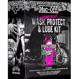 MUC-OFF USA Motorcycle Wash, Protect & Lube Kit 20095US