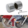 KEEPDSGN Chrome Front Axle Nut Cover For Harley Electra Glide