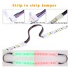 RESFNSE 5 Pin LED Strip Connector Kit White LED Strip