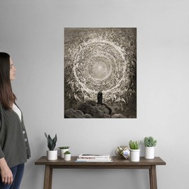 CANVAS ON DEMAND Illustration for Paradiso by Dante Wall Decal, Artwork