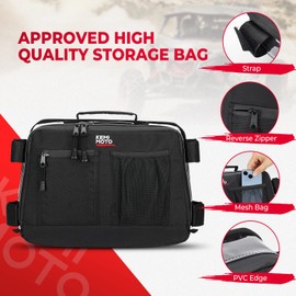 KEMIMOTO X3 Overhead Roof Storage Bag Compatible with 2017-2024 Can Am Maverick X3 Max RS DS Turbo R #715004275