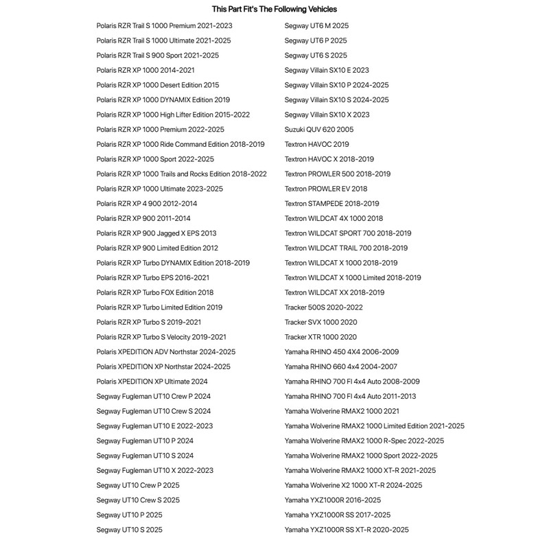 Tusk UTV Cover X-Large