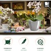 PECZEKO Flower Pot Shiny Plastic Planter Decorative Pot for Large