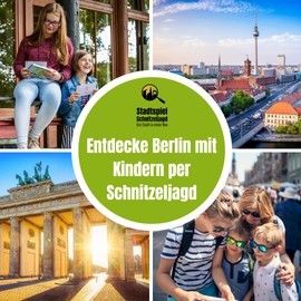 City Game Berlin for Children I City Guide as Scavenger Hunt I City Guide Berlin I Travel Guide Berlin with Children Children's Birthday Party