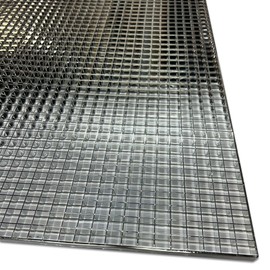 KastLite Para-Lite 1 Parabolic Louver Ceiling Light Cover - Visual Comfort Overhead Lamp Diffuser - 22.7" × 46.7" Panels, 5/8” × 5/8” × .400” Cell Size, Silver Polystyrene Shades, Grid-Style, 2-Pack