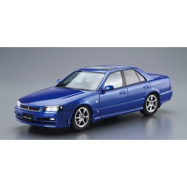 Aoshima Bunka Kyozai 1/24 The Model Car Series No. 88 Nissan ER34 Skyline 25GT TURBO 2001 Plastic Model
