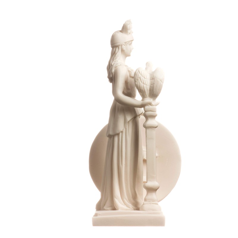 Athena Parthenos Varvakeion with Pegasus Shield Greek Goddess Alabaster Statue