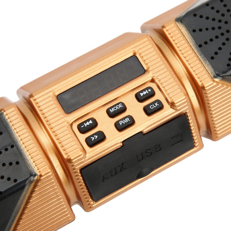 Motorcycle Stereo Speaker Handlebar Mount MP3 Music Player IP54 Waterproof