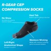 R-Gear CEP Compression Running Socks For Women, No Show with