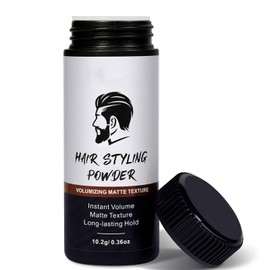 Hair Styling Powder for Men, Hair Texture Powder for Men, Natural Look Mens Styling Powder - Matte Texture Long-lasting Hold and Easy to Apply with No Oil or Greasy Residue, 10g