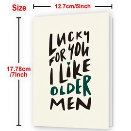 WowBefun Funny Birthday Card for Boyfriend, Men, Husband, Him | Husband Birthday Card from Wife | Happy Birthday Card
