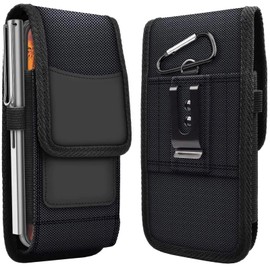 VERTICAL Hip Belt Bag suitable for Ulefone Power Armor 23 Ultra 22 21 20WT 19 19T 18 18T 17 16 15 14 12S 12 X11 X12 X13 Pro 5G Belt Pouch Carabiner Clip Loop Side Protection Cover
