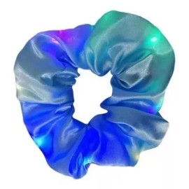KFMX 24 Scrunchies Luminosas Mujer Niñas Donas Led Varios Colores