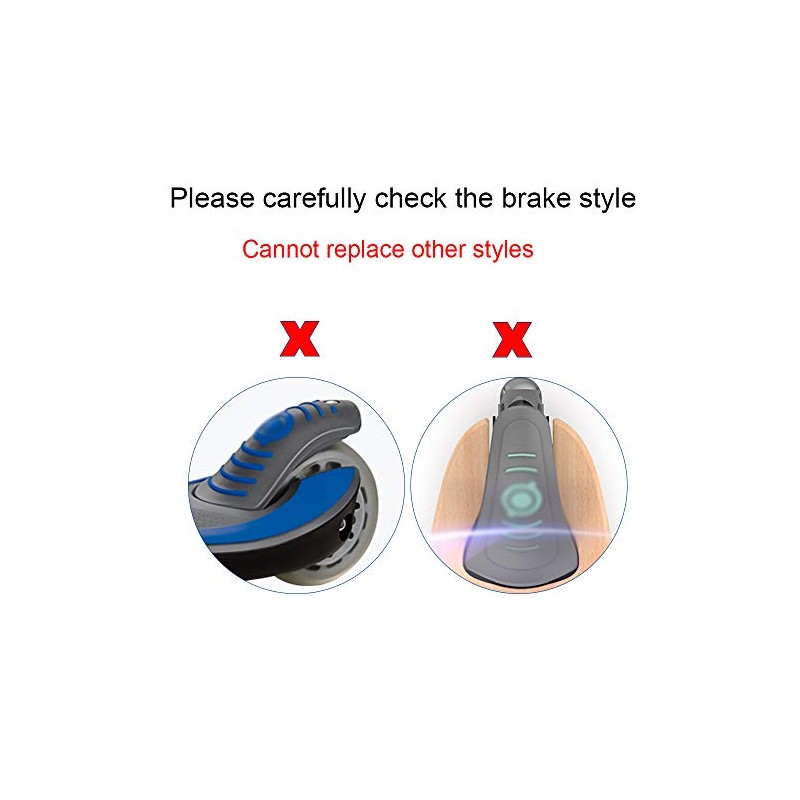 OTFAITP Scooter Brake Compatible With Globber kid Scooter (Rose Red)